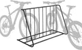 YGDU 6-Bicylce Capacity Steel Channel Double-Sided Bike Rack Stand/Grid Bicycle Parking Storage Holder, Dark