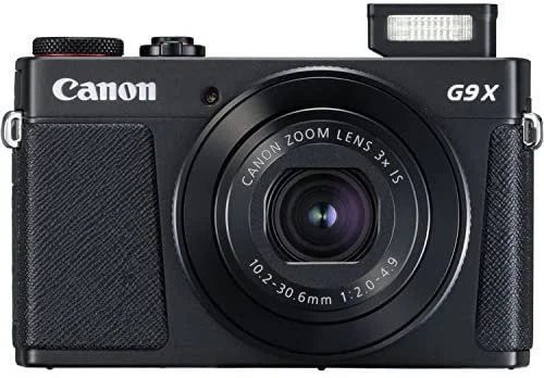 Canon Powershot G9 X Mark II Point & Shoot Digital Camera Bundle w/Tripod Hand Grip, 64GB SD Memory, Case and More Midnight