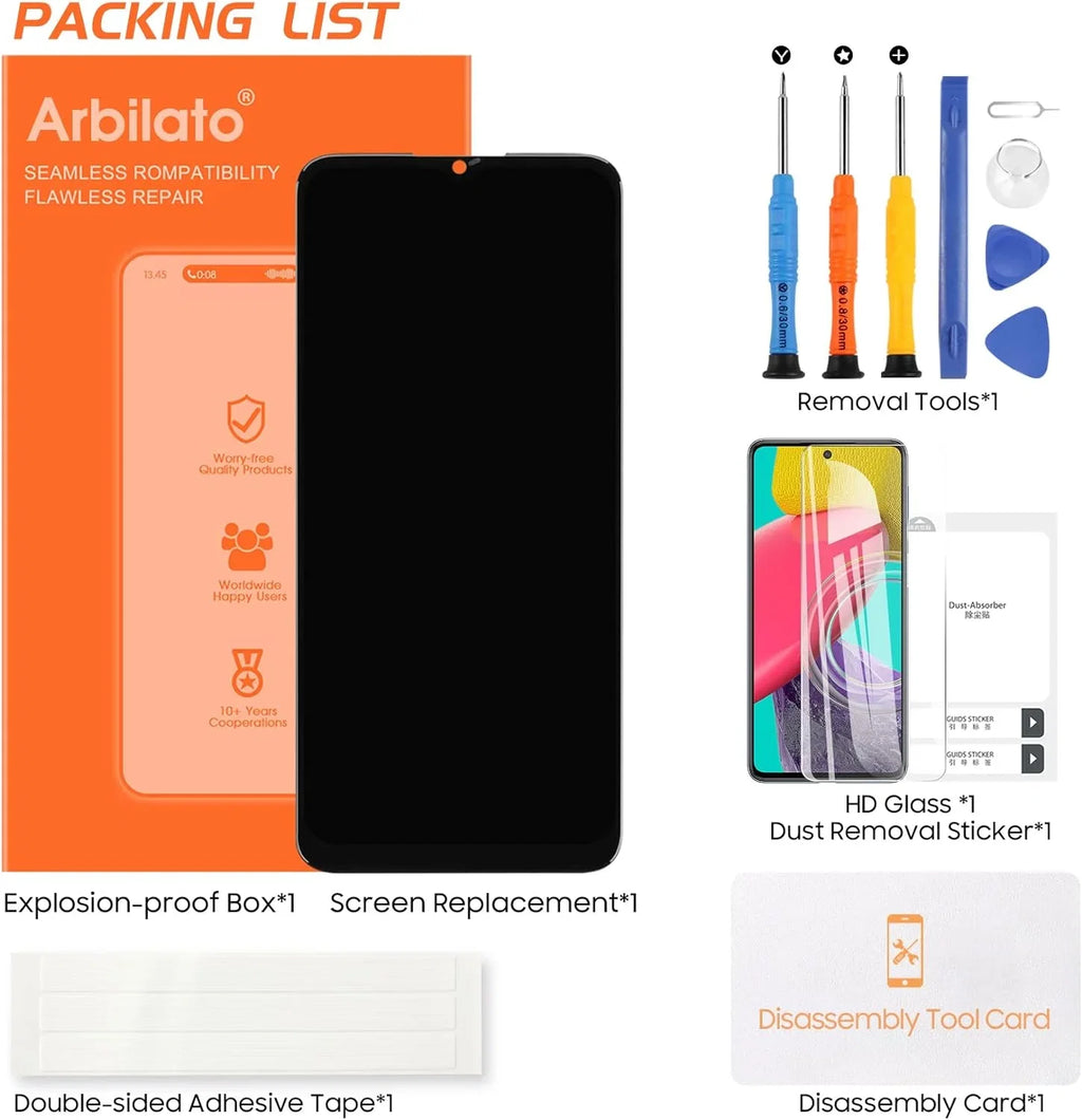 Screen for Oneplus Nord N30 5G Screen Individuals for 1+ Nord N30 LCD Screen CPH2513,CPH2515 Touch Display Digitizer Assembly Repair Ebony No Frame)