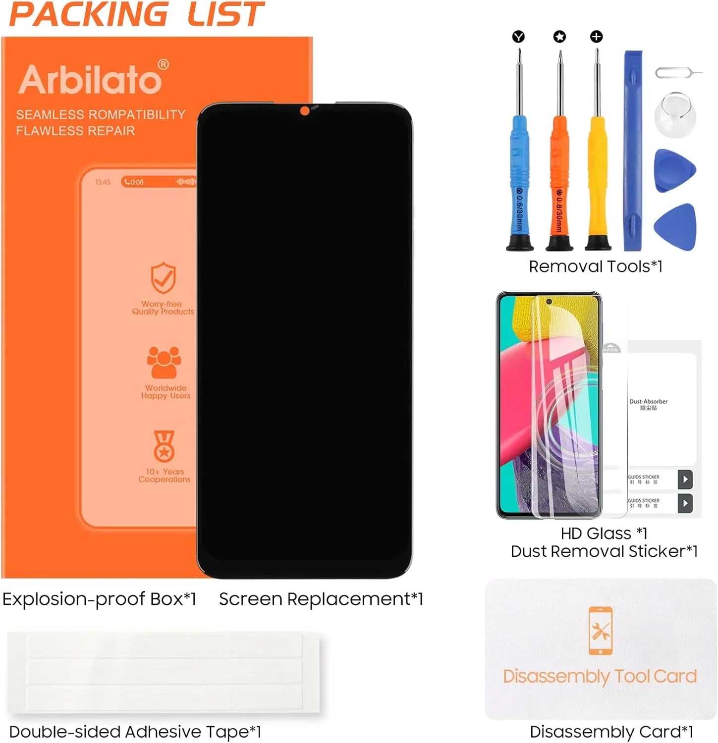 Screen for Oneplus Nord N30 5G Screen Individuals for 1+ Nord N30 LCD Screen CPH2513,CPH2515 Touch Display Digitizer Assembly Repair Ebony No Frame)