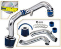 Rtunes Racing Cold Air Intake Kit + Filter Combo BLUE Compatible For 01-05 Honda Civic EX/LX/DX