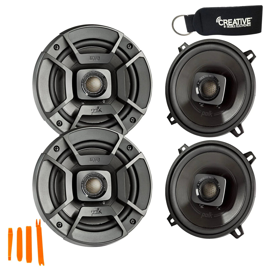 Polk Audio - Two Pairs Of DB522 5.25" Coaxial Speakers - Marine and Powersports Certification
