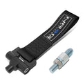 NRG Innovations NRG-TOW-E30BK NRG Innovations TOW-E30BK For 1984 to 1992 BMW E30 318i 318is 325e 325i 325is 325ix 635csi M6 Racing Tow Hook Strap Belt 85 86 87 88 89 90 91 92 93