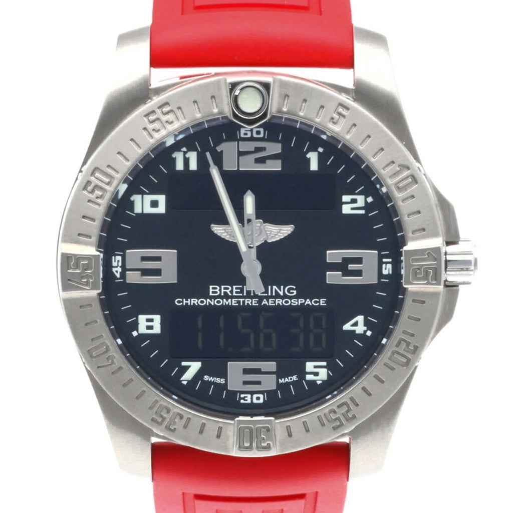Pre-Owned Breitling Aerospace Evo Watch Titanium E79363101B1E1 Gemstone Individuals BREITLING (Good)