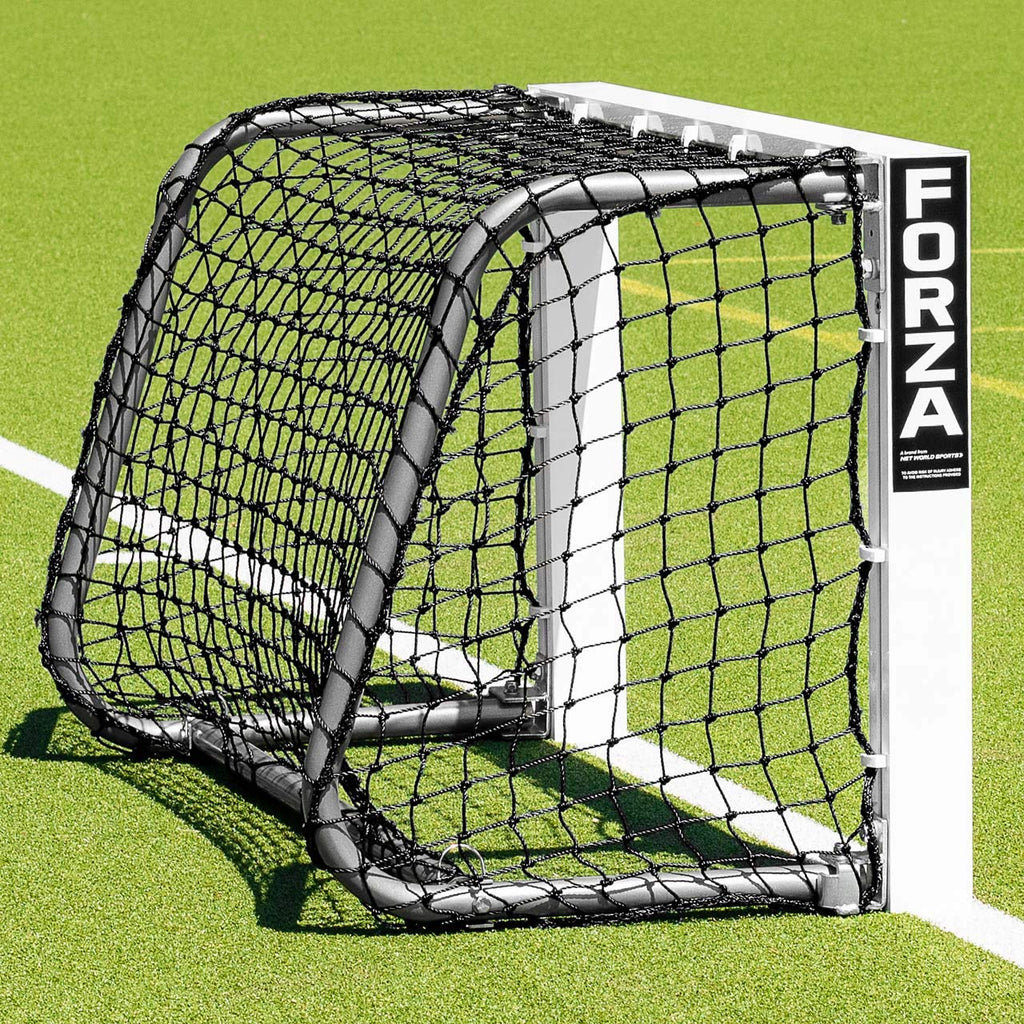 FORZA Mini Target Hockey Goal â Heavy-Duty Aluminum Training Goal â 3ft & 12ft Options â Folding Side Frames & UV-Treated Net â Ideal for Drills & Shooting Practice