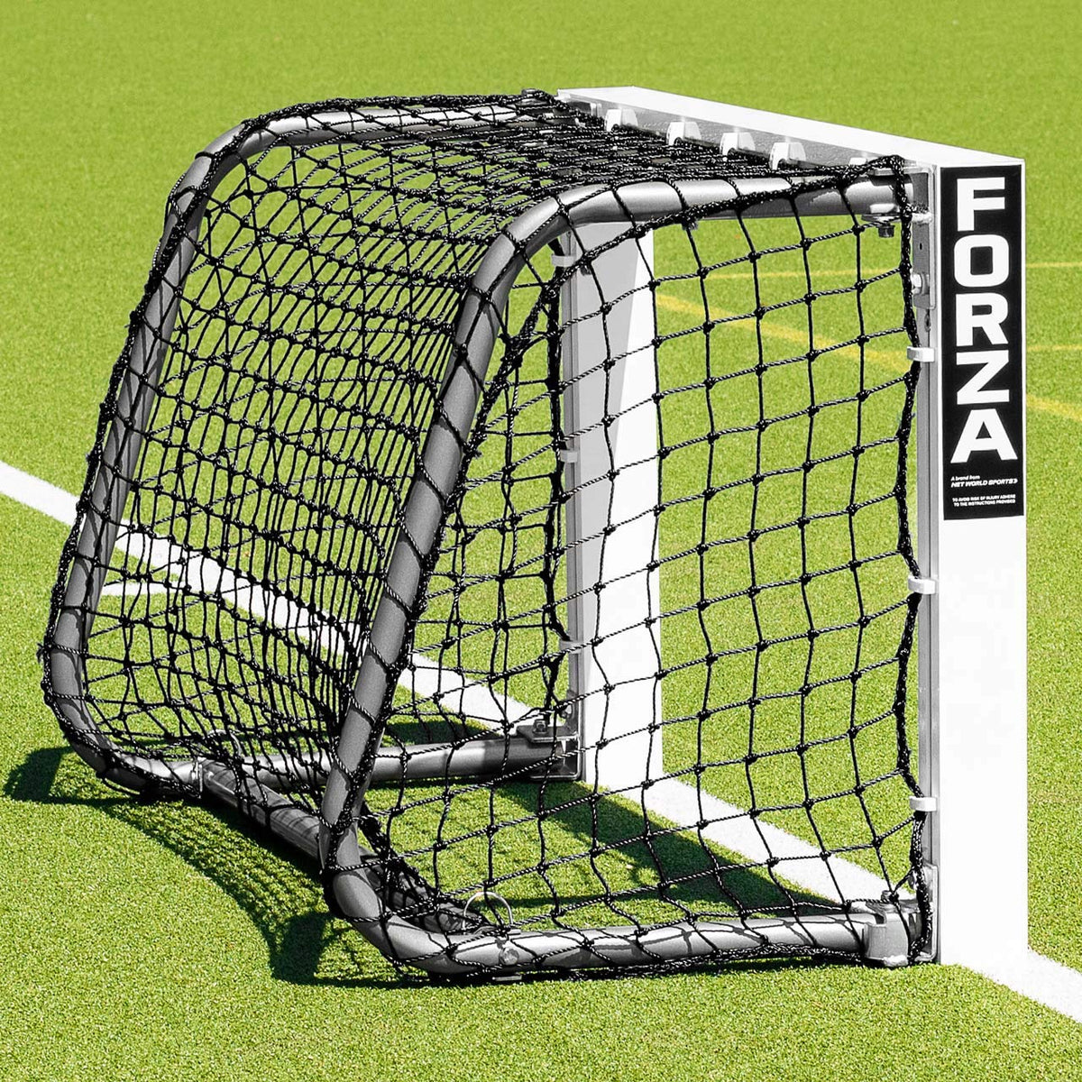 FORZA Mini Target Hockey Goal â Heavy-Duty Aluminum Training Goal â 3ft & 12ft Options â Folding Side Frames & UV-Treated Net â Ideal for Drills & Shooting Practice