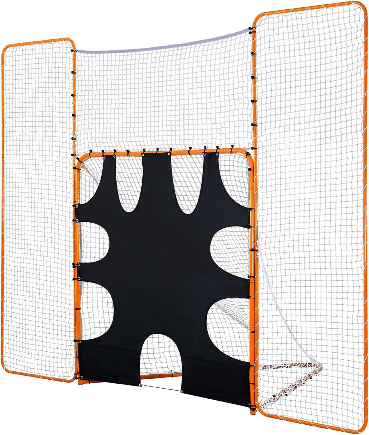 VEVOR Lacrosse Goal,Complete Portable Lacrosse Net Training Accessory Set