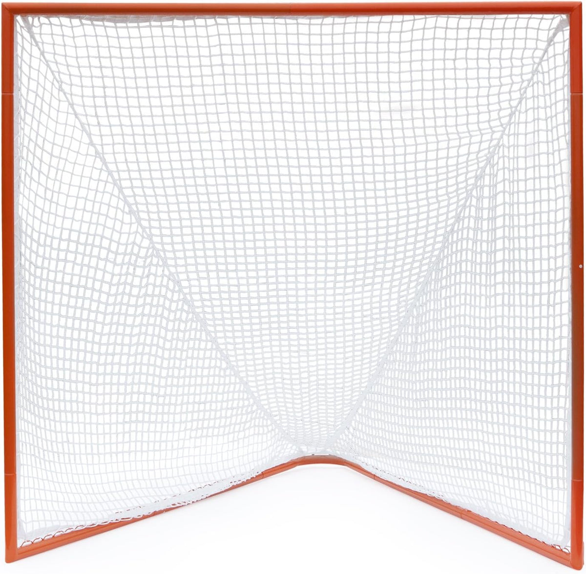 Champion Sports Pro & Collegiate Lacrosse Goal 6x6 ft Steel Frame for Menâs & Womenâs Lacrosse, Training & Game Play