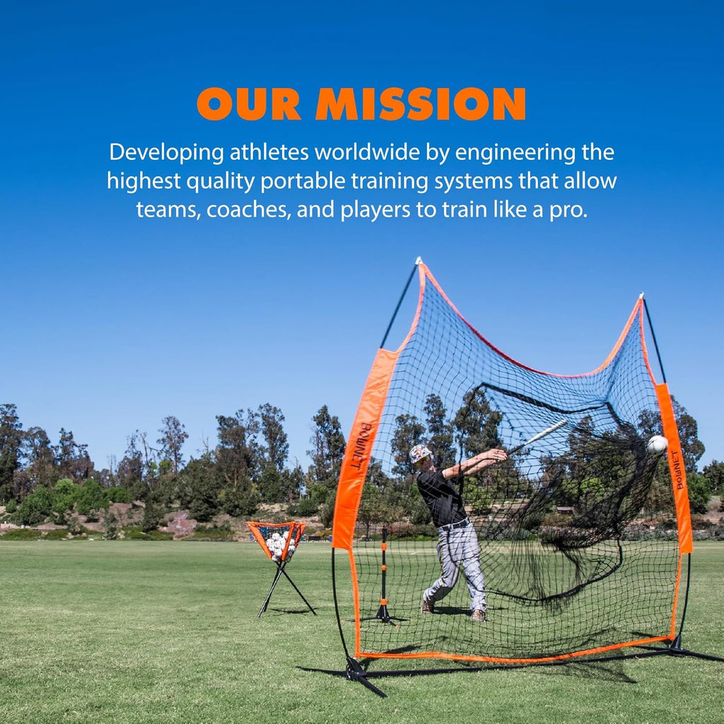 Bownet Portable Lacrosse Goal, 6'x6', Official Full Size, Carry Bag
