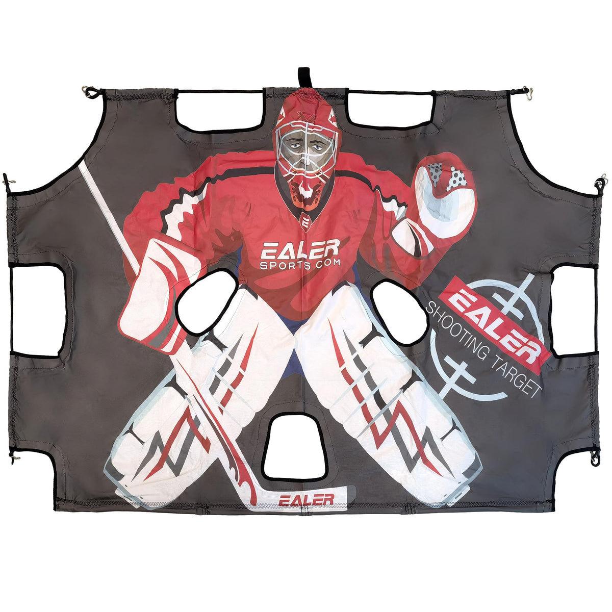EALER Heavy Duty Hockey Training System â Goals, Backstops & Shooting Practice Nets for Ice & Street Hockey