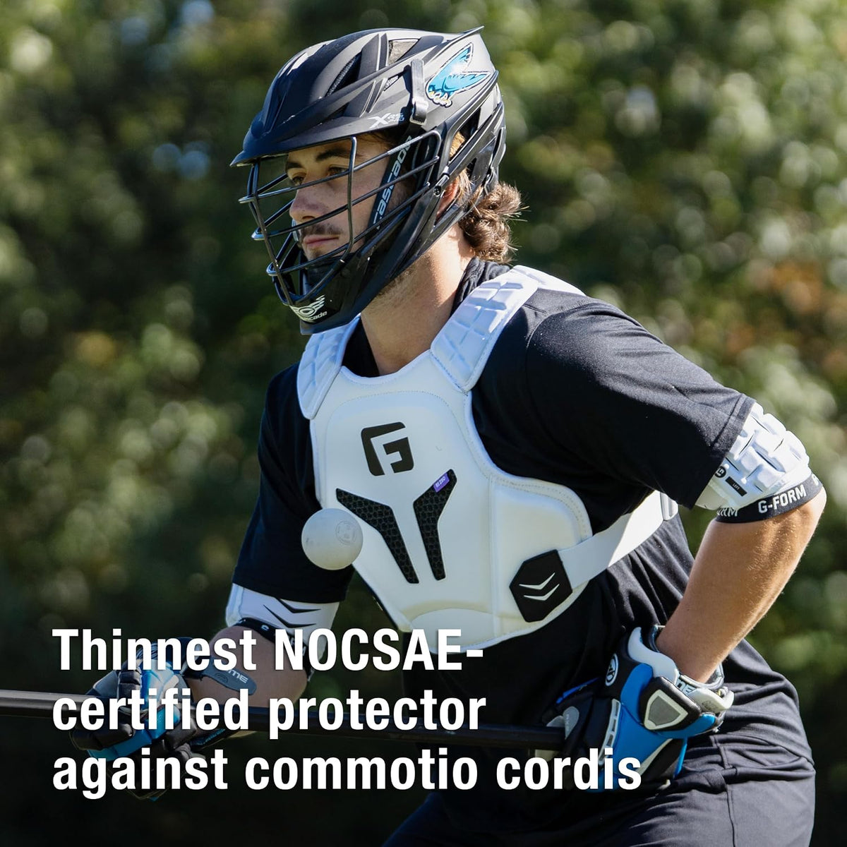 G-Form GFX800 Lacrosse Shoulder Liner - Comfortable & Flexible Shoulder, Back & Chest Guards - Lacrosse Shoulder Liner Pads for Protection