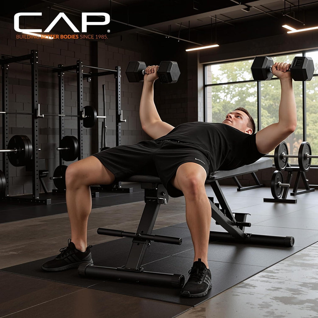 CAP Barbell Multi-Purpose Adjustable Utility Strength Training Weight Bench | Multiple Options