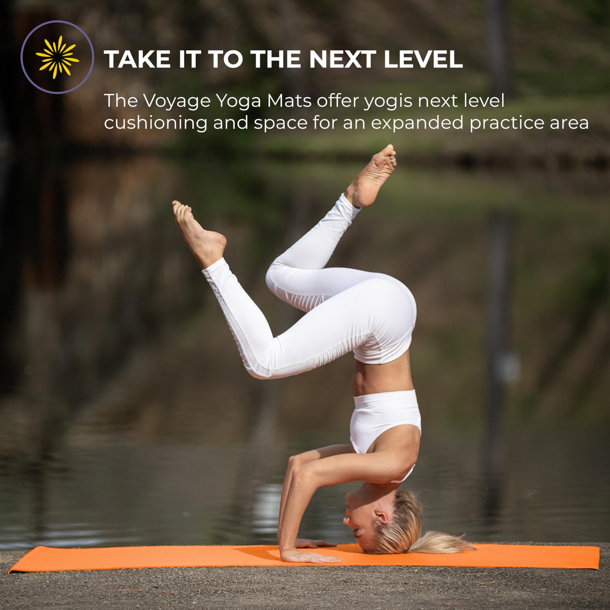 Voyage 5mm Studio Yoga Mats, 10 Pack, 72x24in