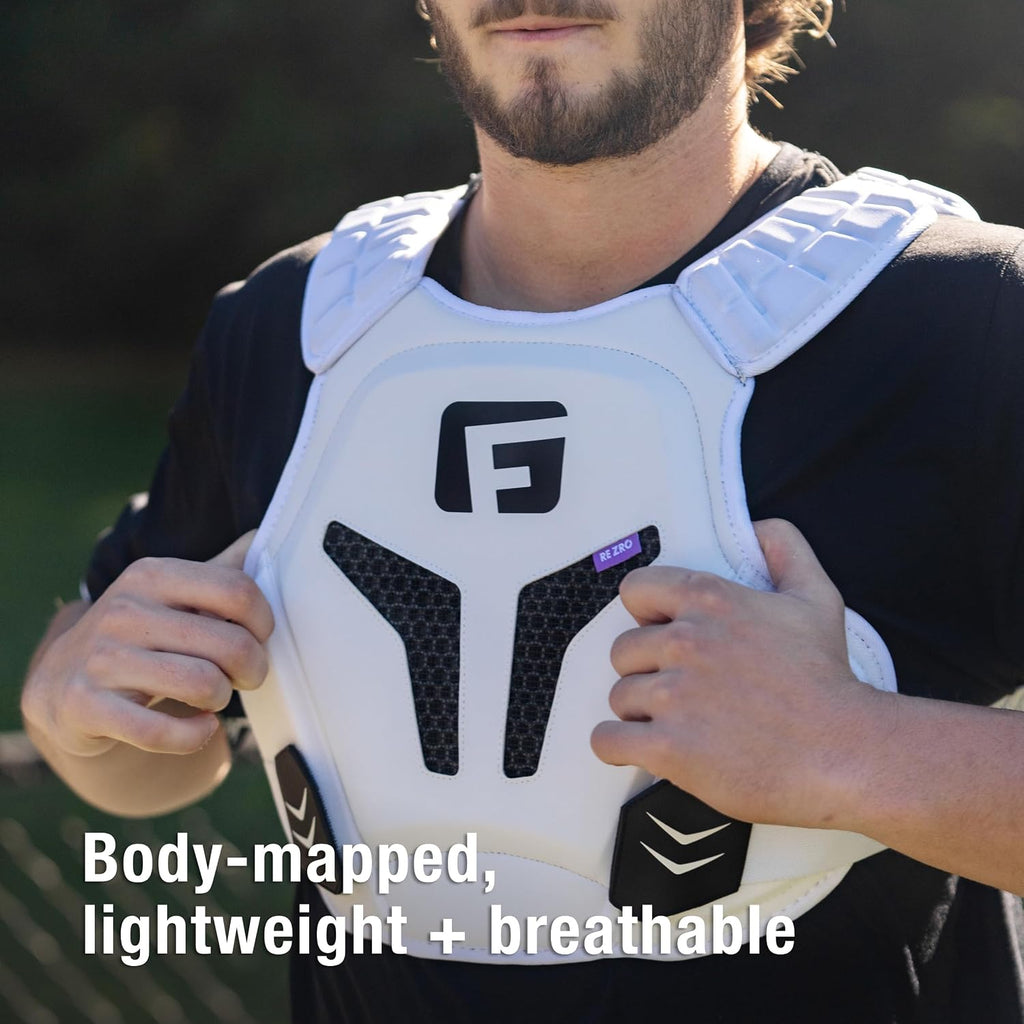G-Form GFX800 Lacrosse Shoulder Liner - Comfortable & Flexible Shoulder, Back & Chest Guards - Lacrosse Shoulder Liner Pads for Protection