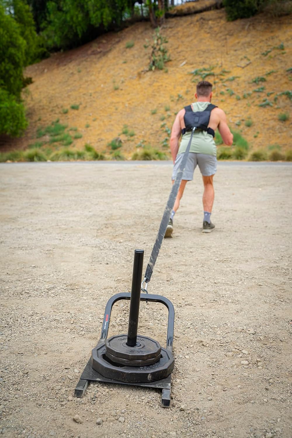 miR 300lbs - 500lbs Max Weight Heavy Duty Power Speed Sled with Color Options. at Home, Gym, and Football Training