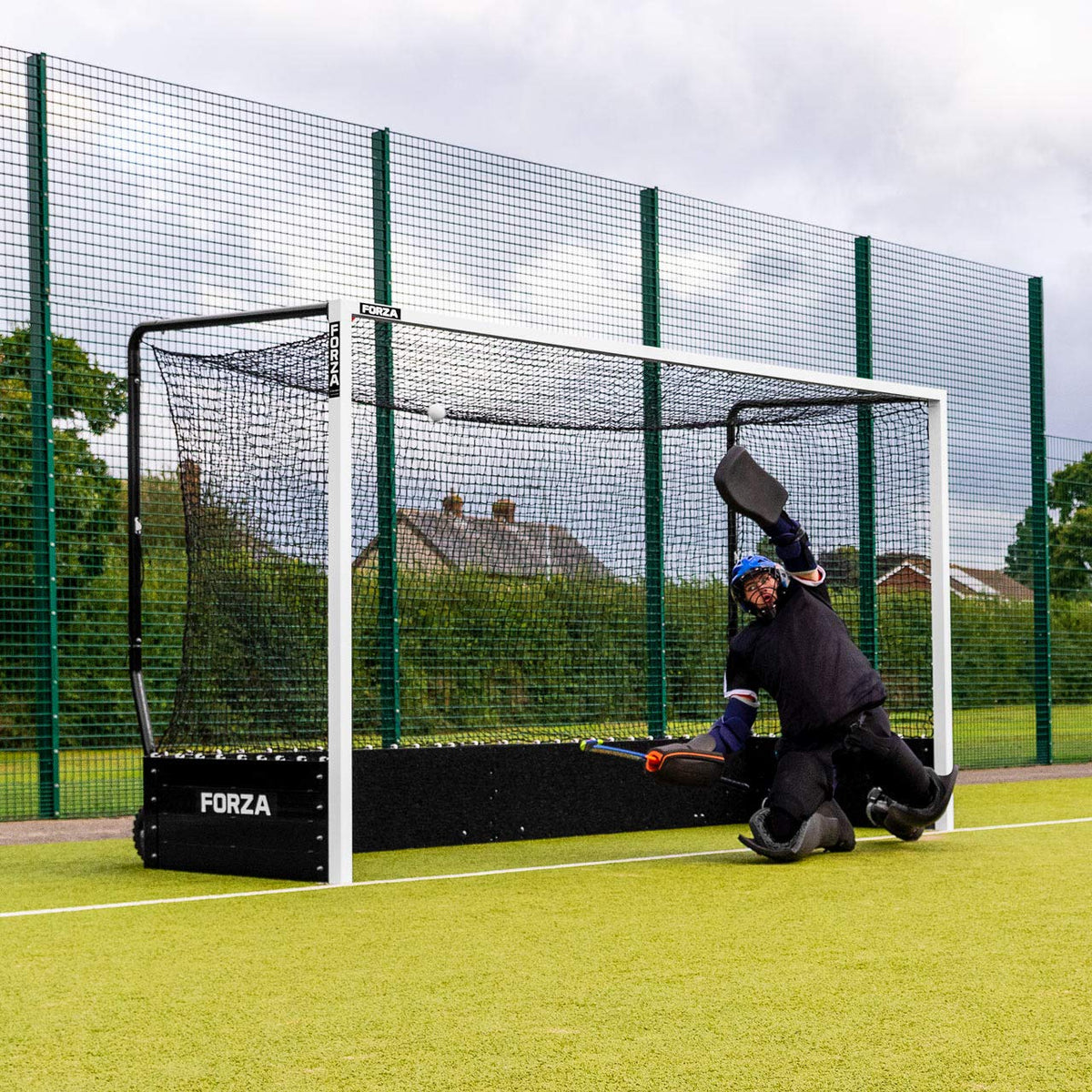 FORZA Championship Field Hockey Goal | FIH Regulation Size Hockey Goals - Suitable for Professional Matches