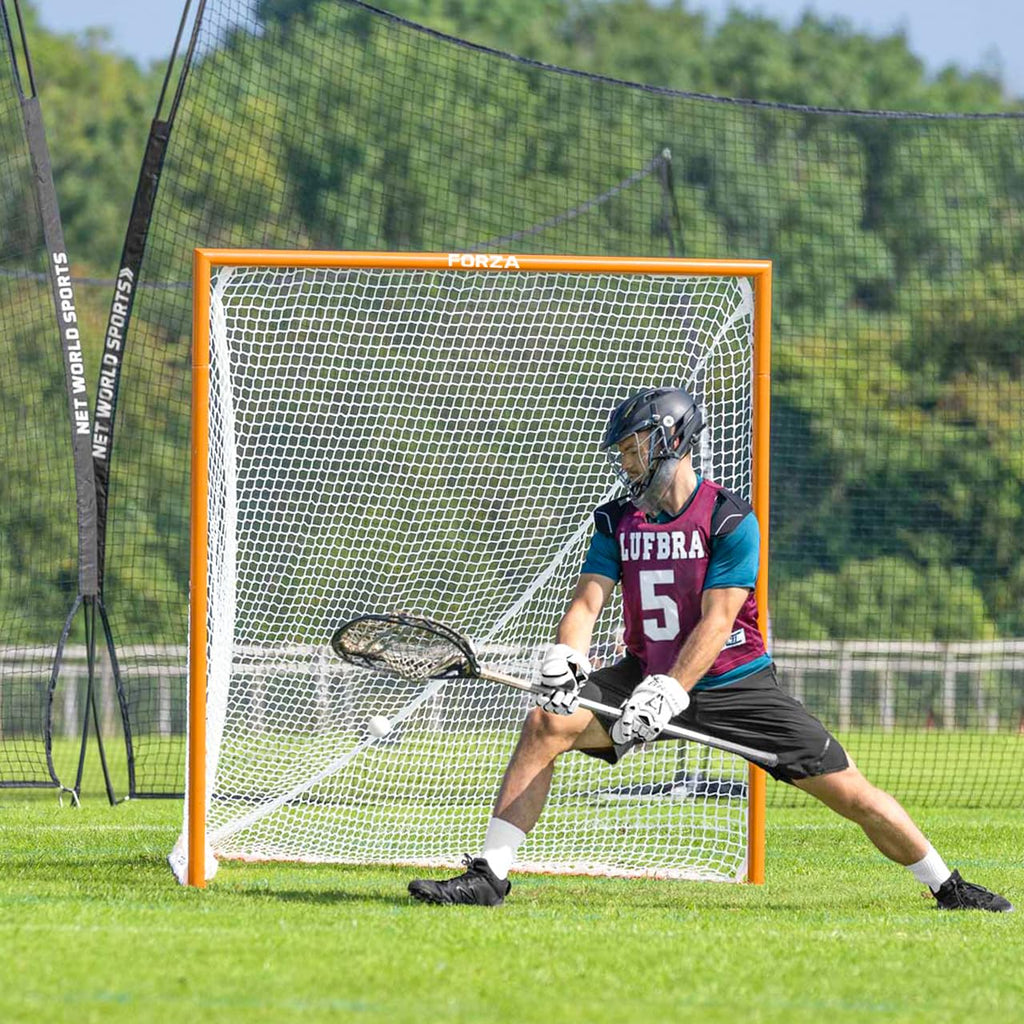 FORZA Lacrosse Goals | Pop-Up & Regulation Size Goals for Backyard, Training & Official Games | World Lacrosse Standard - Portable and Easy Assembly for Kids + Adults [4 Style Options]
