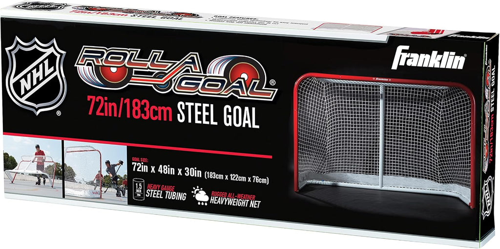 Franklin Sports NHL Championship Steel Street Hockey Goal - 72"