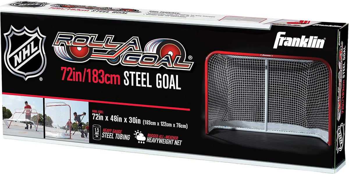 Franklin Sports NHL Championship Steel Street Hockey Goal - 72"
