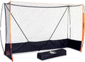 Bownet Field Hockey Goal with Backstop, 12'x7', E.A.S., Roller Bag