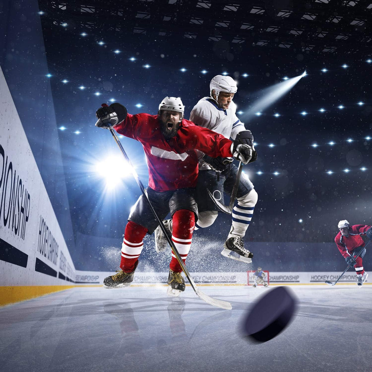 Ice Hockey Pucks, 100pcs, Black, High Grade Pucks