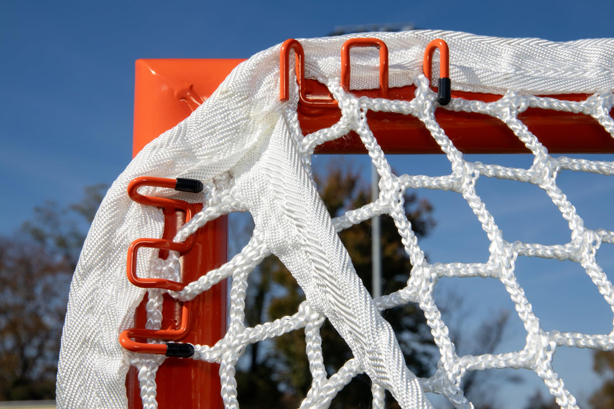 Velocity Quick Connect Lacrosse Goal in 6mm Black and White Net