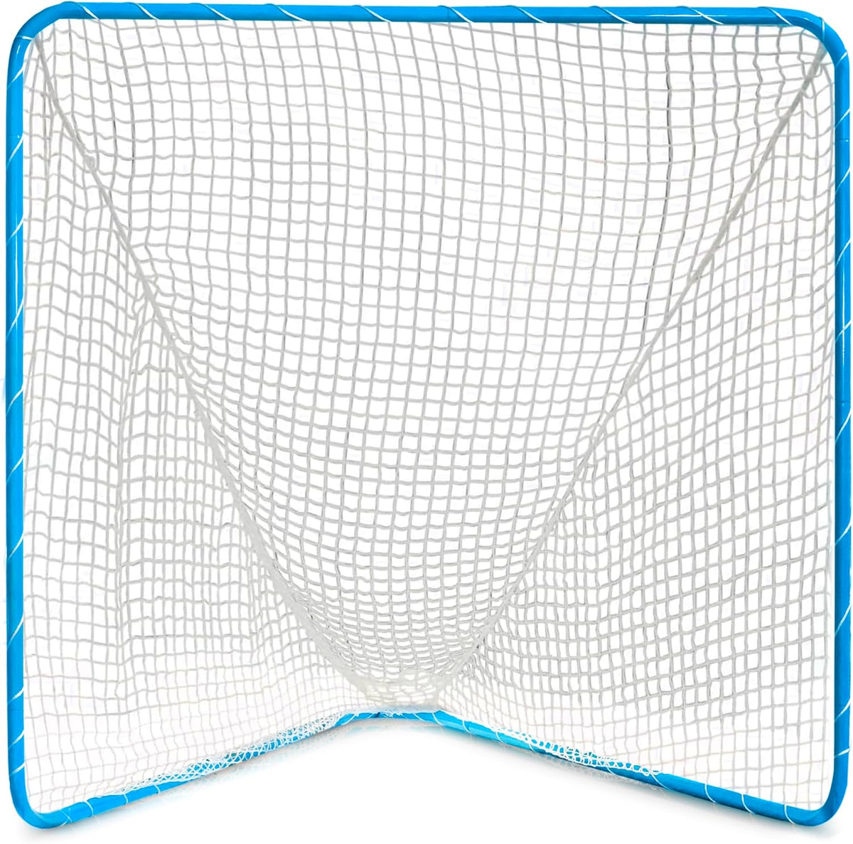 Velocity Official Size 6x6x7' Backyard Lacrosse Practice and Training Goal, Includes 4MM Lacrosse Net, for Youth, Kids, and Adults