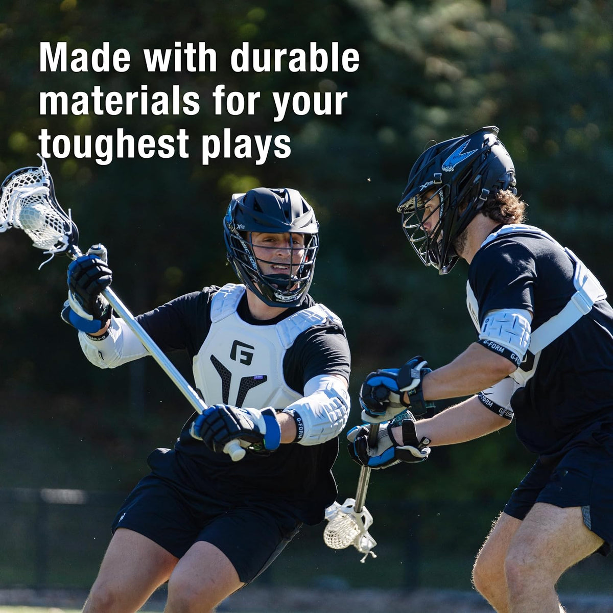 G-Form GFX800 Lacrosse Shoulder Liner - Comfortable & Flexible Shoulder, Back & Chest Guards - Lacrosse Shoulder Liner Pads for Protection