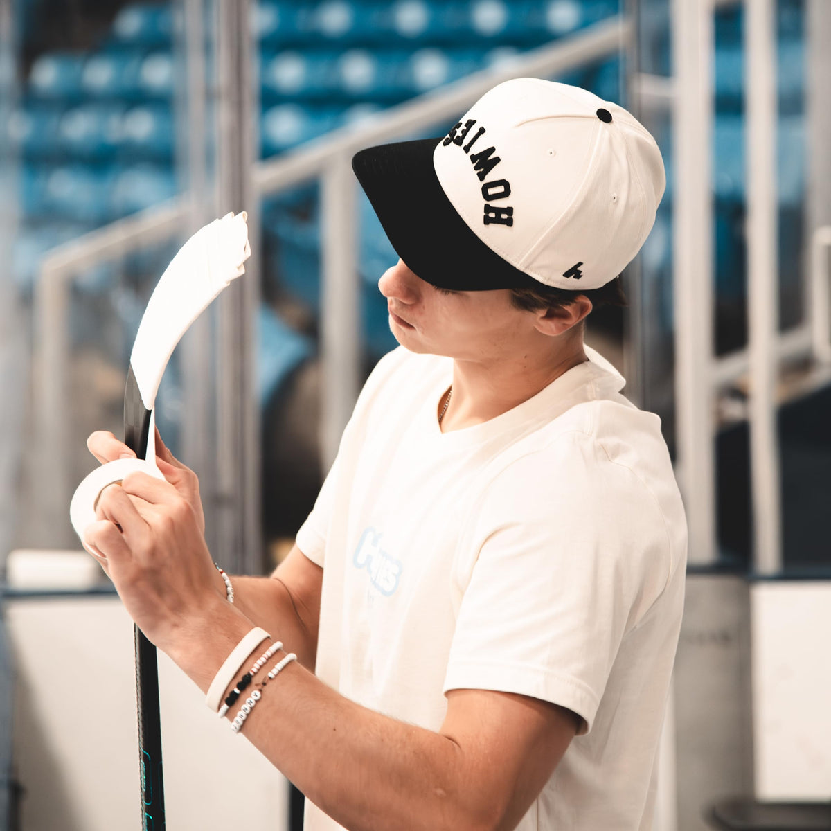 Howies White Hockey Tape | 1.5" Thick Tape for Hockey, Lacrosse, Sports| Multiple Pack Sizes | Strong Grip, Durable, Long-Lasting | Made in USA