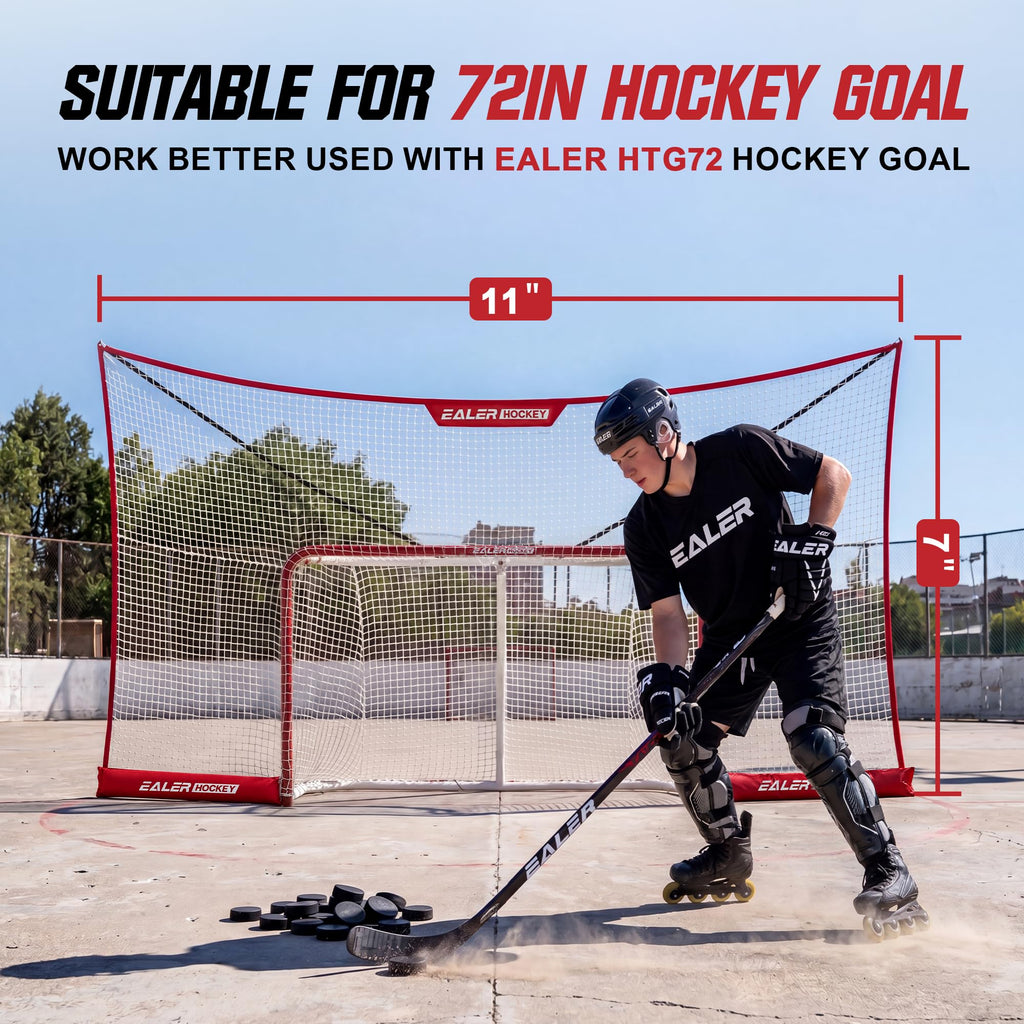 EALER Heavy Duty Hockey Training System â Goals, Backstops & Shooting Practice Nets for Ice & Street Hockey