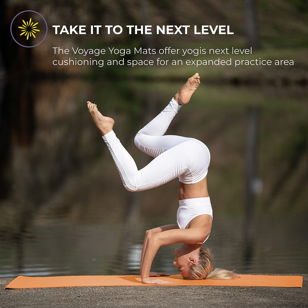 Voyage 5mm Studio Yoga Mats, 6 Pack, 72x24in