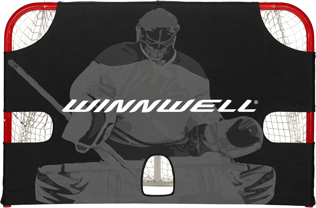 Winnwell Hockey Goal Shooting Target Heavy Duty Shooter Trainer Tutor | Training & Practice Accuracy Equipment for Ice Hockey & Street Hockey