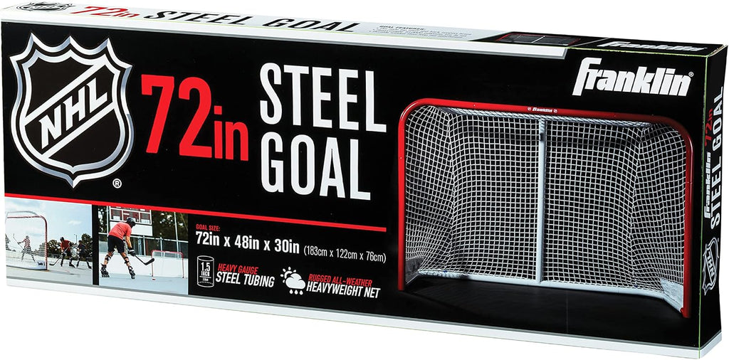 Franklin Sports NHL Steel Street + Roller Hockey Goal Set