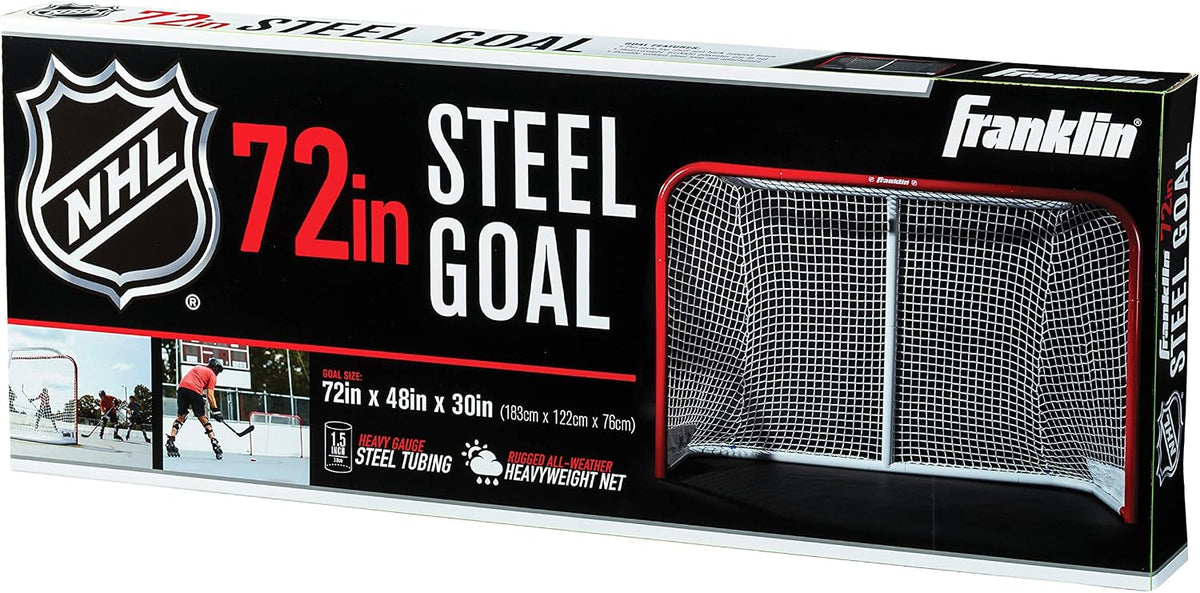 Franklin Sports NHL Steel Street + Roller Hockey Goal Set