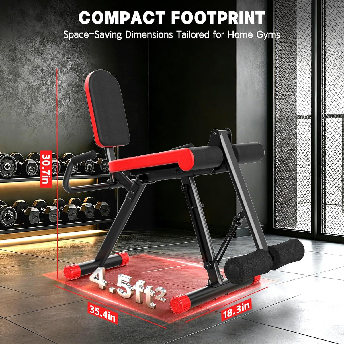 Leg Extension Machine for Home Gym Seated Leg Workout Equipment