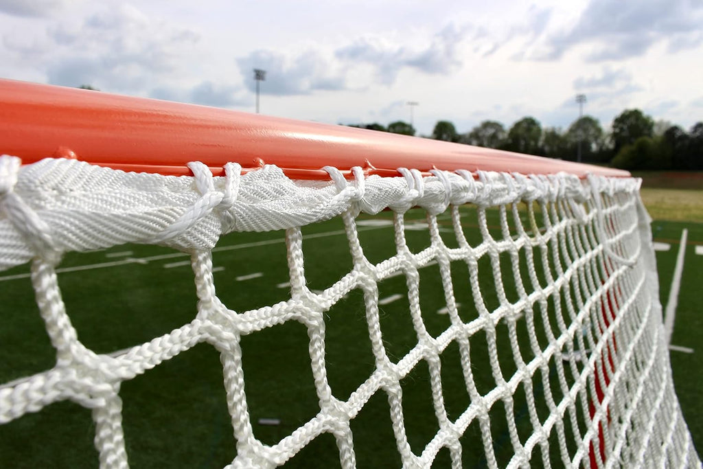 CRANKSHOOTER High School Lacrosse Goal, 6x6x7', 6mm White or Black Net Included