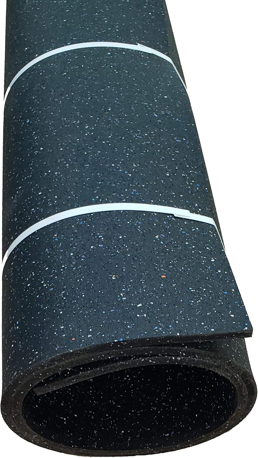 American Made Thick Rubber Gym Flooring 1/2" Thick 48" x 72" for Medium/Large Equipment