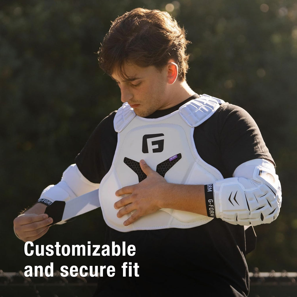 G-Form GFX800 Lacrosse Shoulder Liner - Comfortable & Flexible Shoulder, Back & Chest Guards - Lacrosse Shoulder Liner Pads for Protection