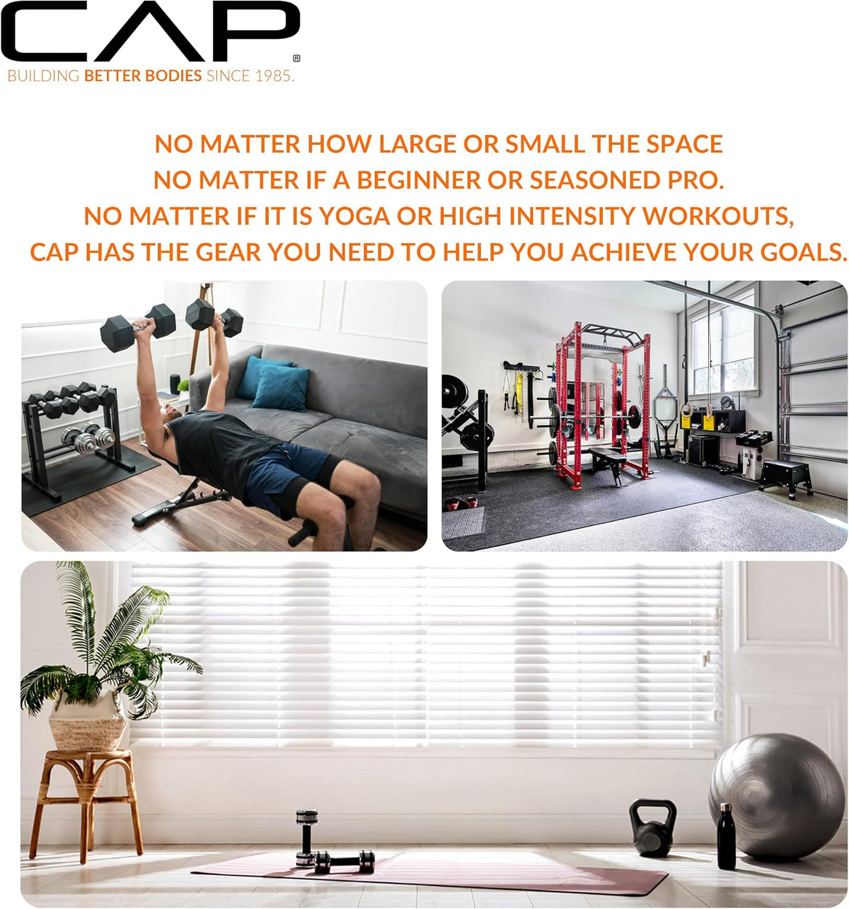 CAP Barbell Multi-Purpose Adjustable Utility Strength Training Weight Bench | Multiple Options