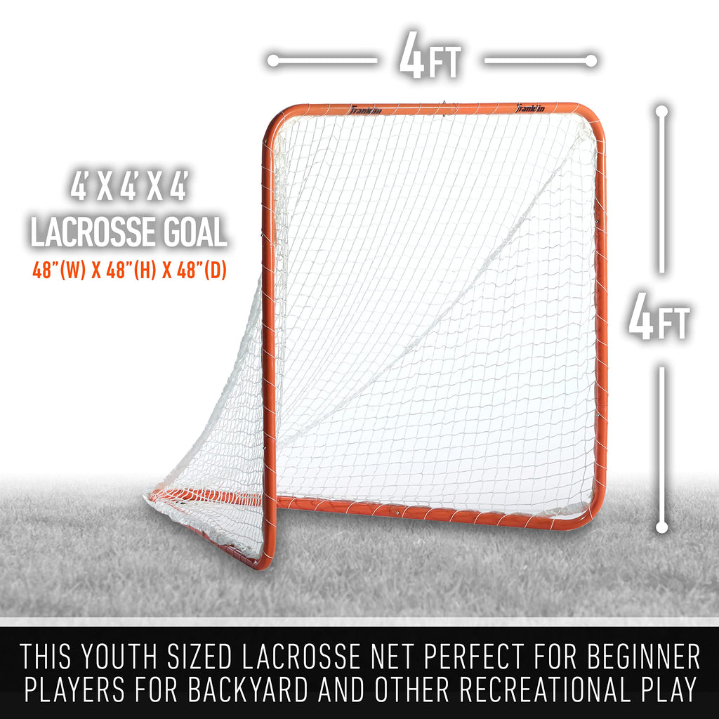 Franklin Sports Franklin Sports Backyard Lacrosse Goal - Kids + Adult Lacrosse Training Net - Lacrosse Training Equipment - Perfect for Youth + Adult Training