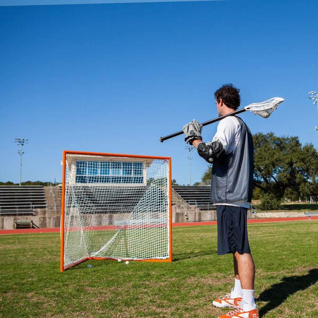 Champion Sports Pro & Collegiate Lacrosse Goal 6x6 ft Steel Frame for Menâs & Womenâs Lacrosse, Training & Game Play
