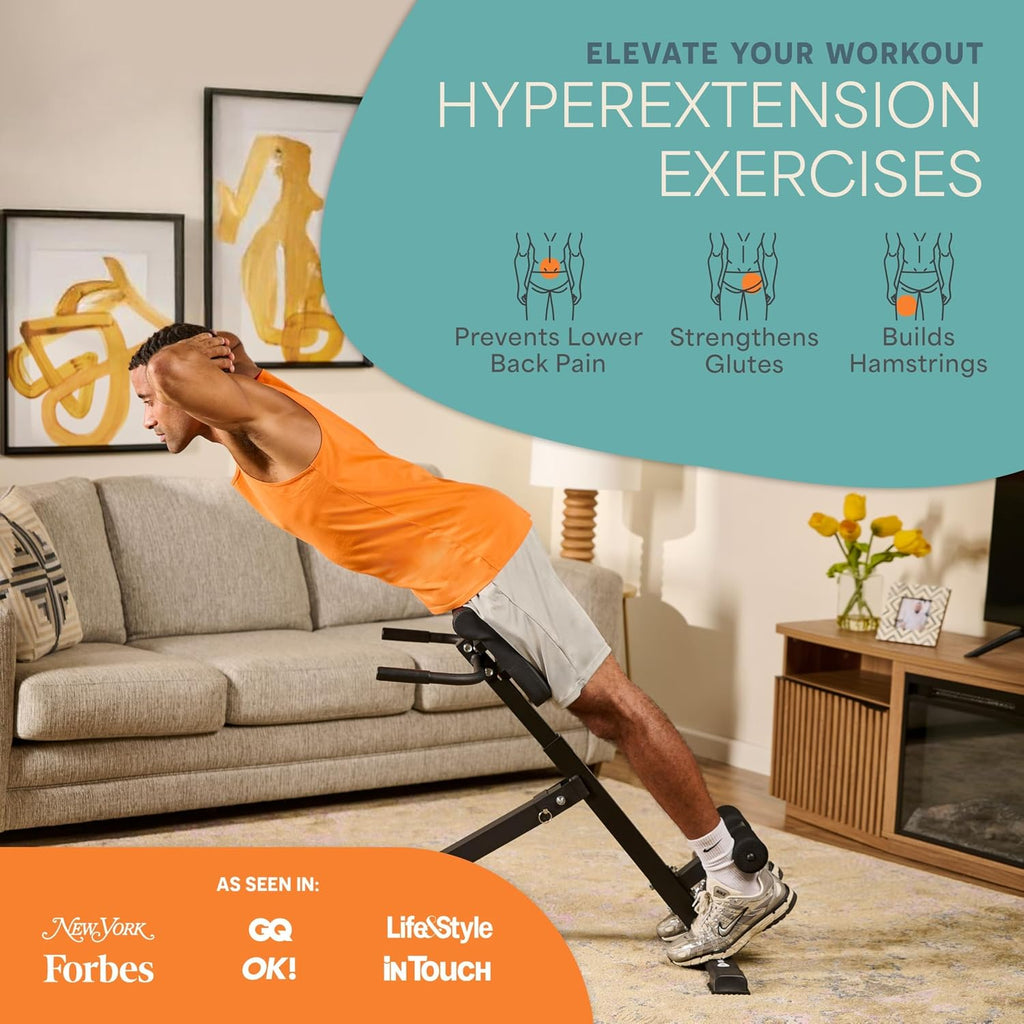 Lifepro SculptTrainer Roman Chair â 20+ Exercises, Foldable, 330 lb Cap