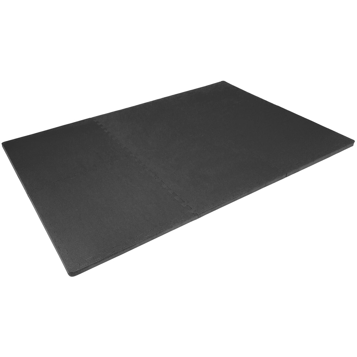 ProsourceFit Weaved Pattern Extra Thick Exercise Puzzle Mat 1-inch, EVA Foam Interlocking Tiles for Protective, Cushioned Flooring for Home and Gym Equipment; Gray, 72 SQ FT, 18 Tiles