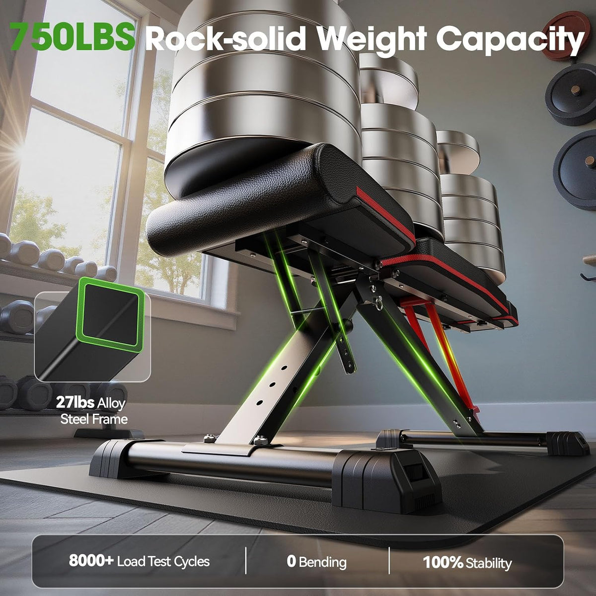 FLYBIRD Adjustable Weight Bench, Full Body Workout Bench for Home Gym