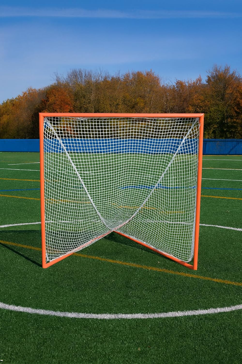 Velocity High School Lacrosse Goal in 5mm Black and White Net