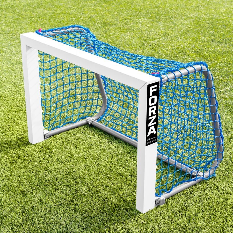 FORZA Mini Target Hockey Goal â Heavy-Duty Aluminum Training Goal â 3ft & 12ft Options â Folding Side Frames & UV-Treated Net â Ideal for Drills & Shooting Practice