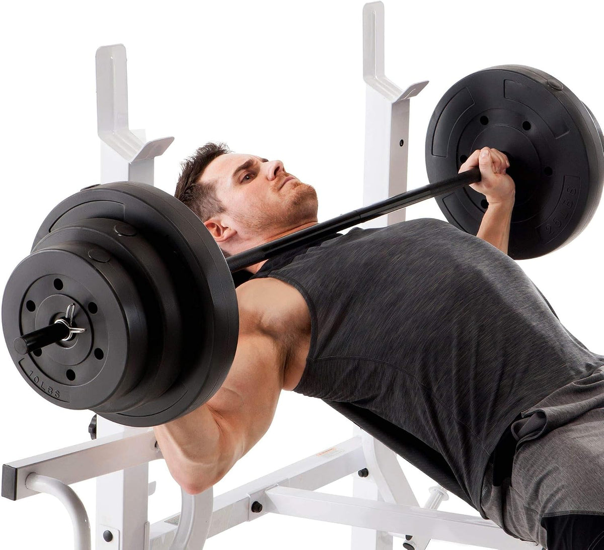 Marcy Diamond Elite Classic Multipurpose Workout Lifting Weight Bench for Home and Gym Strength Training