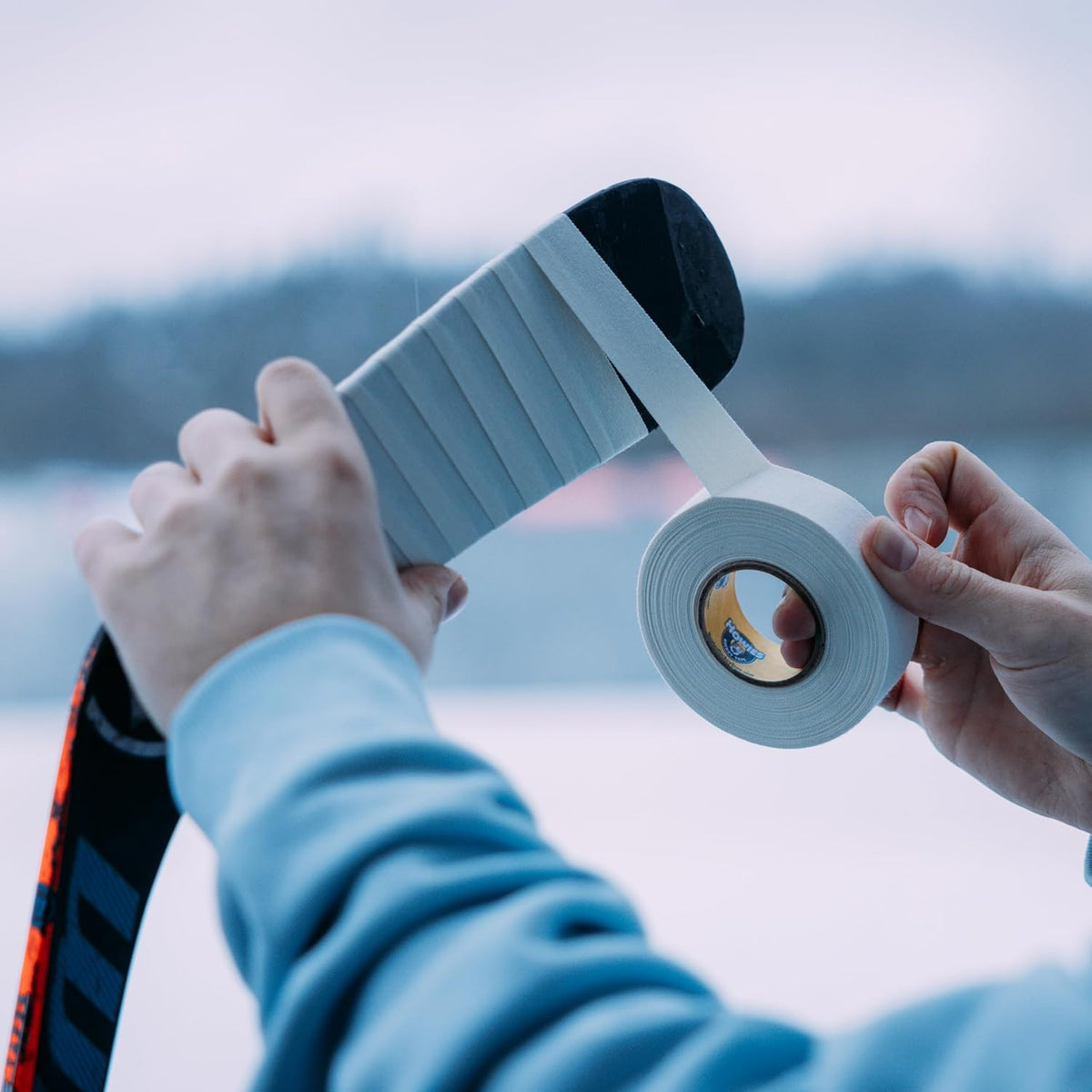 Howies White Hockey Tape | 1.5" Thick Tape for Hockey, Lacrosse, Sports| Multiple Pack Sizes | Strong Grip, Durable, Long-Lasting | Made in USA