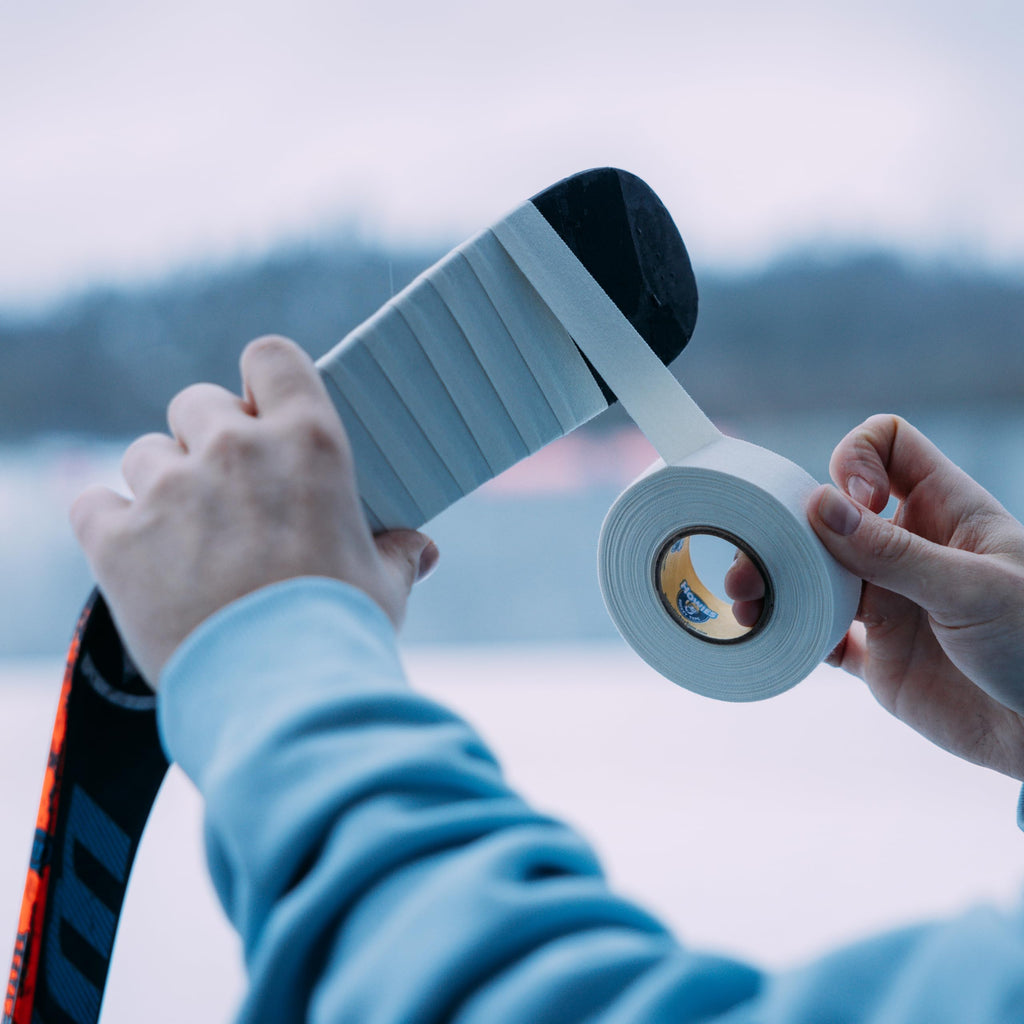 Howies White Hockey Tape | 1.5" Thick Tape for Hockey, Lacrosse, Sports| Multiple Pack Sizes | Strong Grip, Durable, Long-Lasting | Made in USA