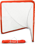 GoSports Regulation 6 ft x 6 ft Lacrosse Net - Steel Frame or Bow Style Frame - The Only Truly Portable Lacrosse Goal, Backyard Setup in Minutes